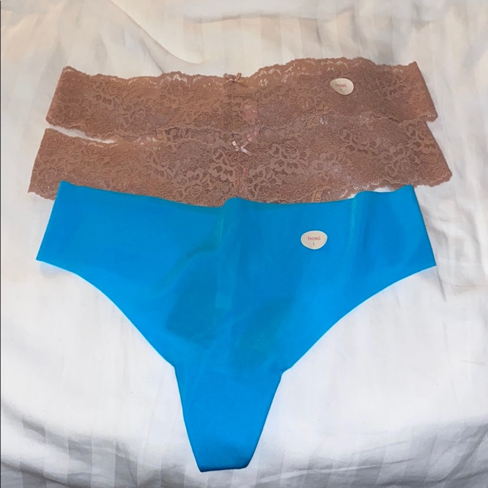 Womens 3 pk thongs